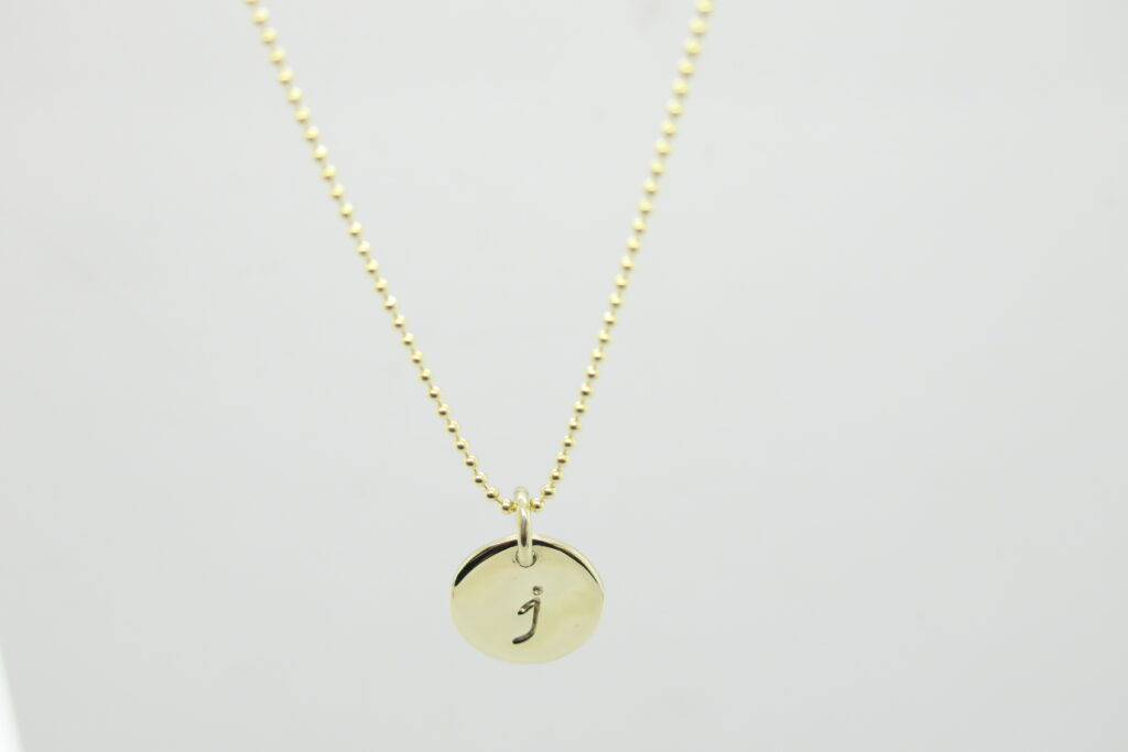 Angebot für Maike:-)) 3x 10mm Plättchen satiniert in 585er Gelbgold (Kopie)