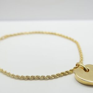 Heart:-) edles Armband 375 Gold mit Herz
