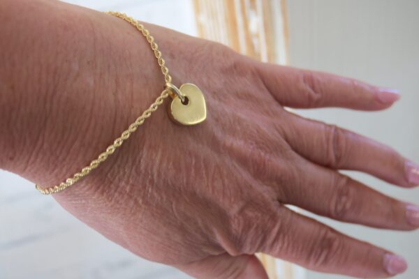 Heart:-) edles Armband 375 Gold mit Herz