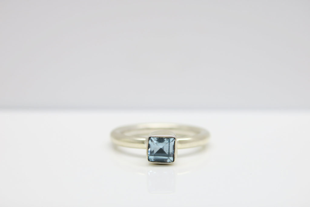 Pur!!! Ring mit leuchtendem Topas in 925 Silber