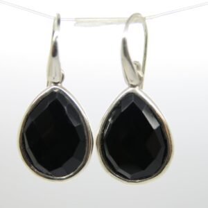 Black Onyx in 925 Silber...edel eingefasst