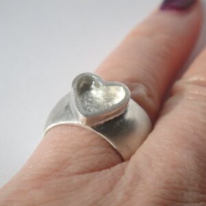 Heart!! 925 Ring mit Herz