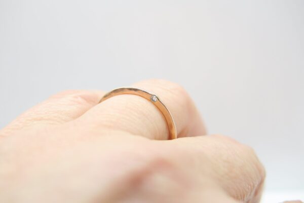 Zarter Ring...585 Rosègold & Brillant